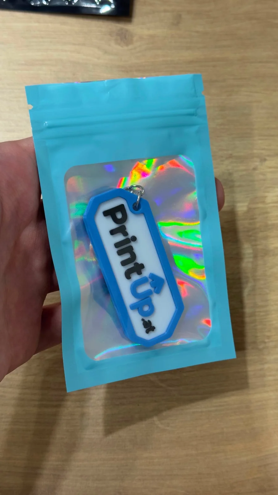 Fertiges PrintUp Produkt bereit zur Übergabe